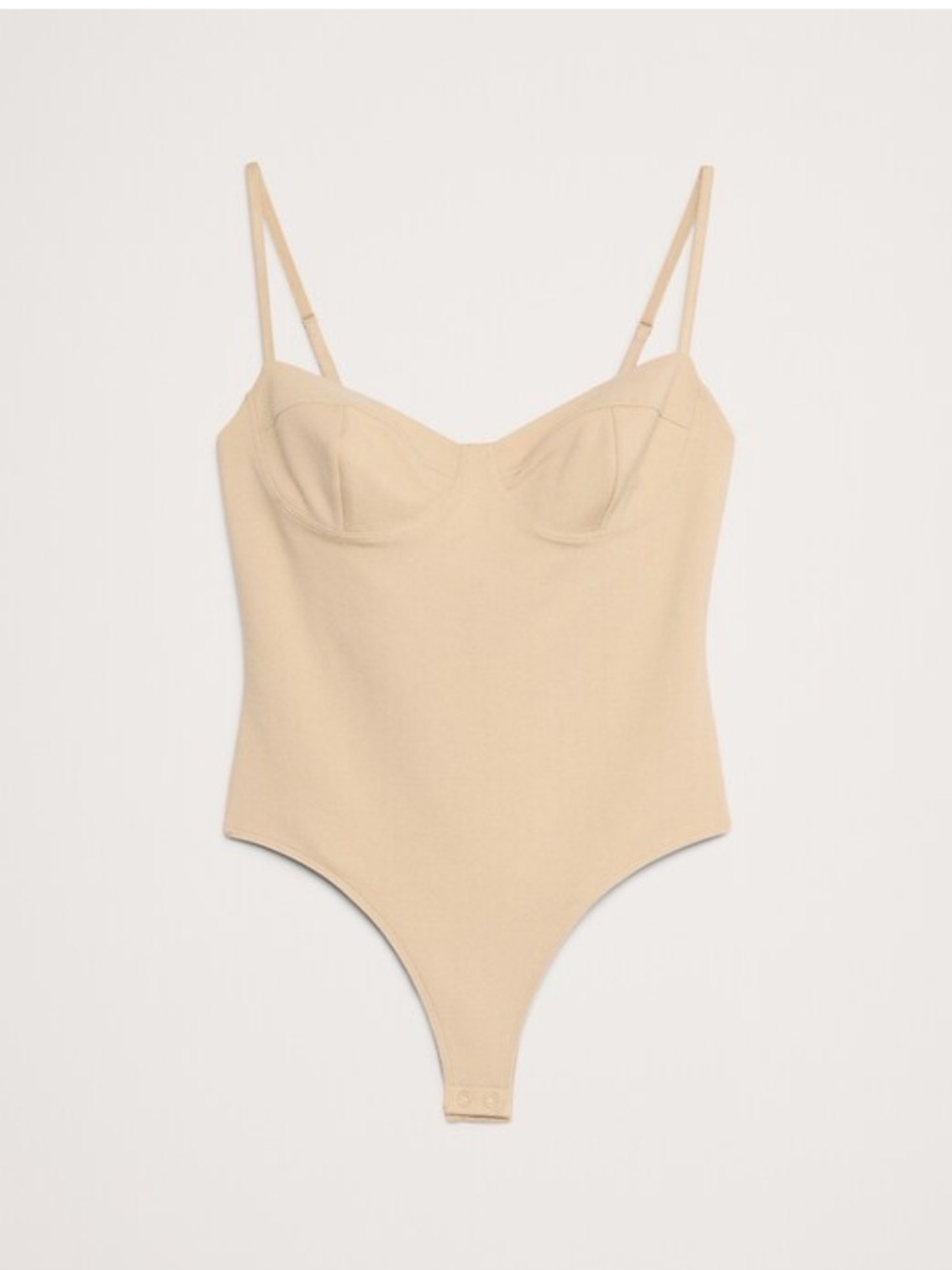 Banana Republic Bustier Bodysuit in Beige